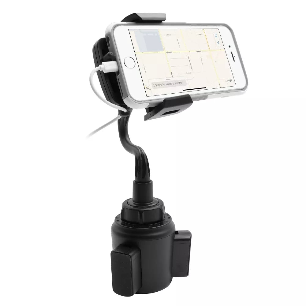 Flexible Gooseneck Cup Holder Car Phone Mount — view 3