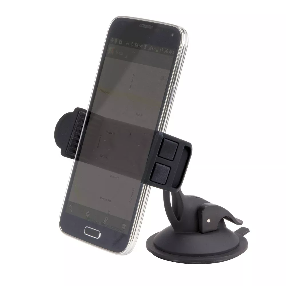 Universal Suction Cup Car Phone Mount for Windshield & Dashboard — view 2